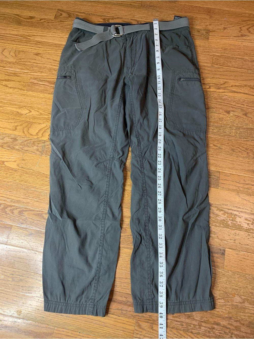 BC Clothing Expedition Men's Gray Hiking Cargo Pants Size 34x30 - Picture 5 of 8